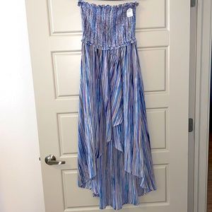 Strapless maxi dress